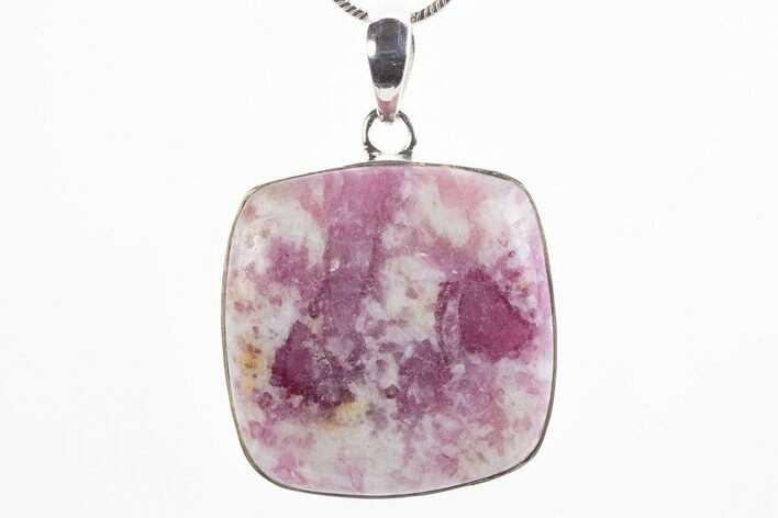 Pink Tourmaline (Rubellite) and Quartz Pendant (Necklace) #305044